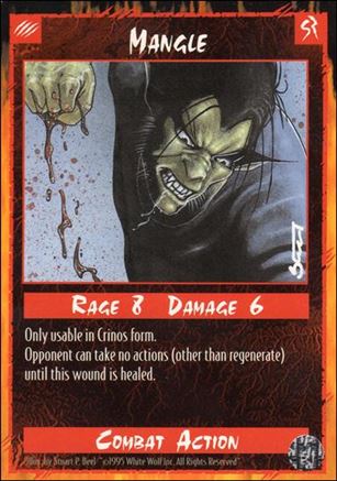 Rage Limited (Base Set) card 162 Mangle
