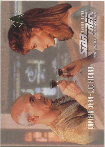 Star Trek: The Next Generation - The Episode Collection Season Seven (Base Set) card 724 Captain Jean-Luc Picard