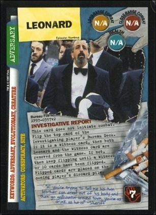 X-Files: The Truth Is Out There (Base Set) card XF97-0357v2 Leonard
