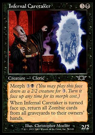 Magic the Gathering: Legions (Base Set) card 76 Infernal Caretaker