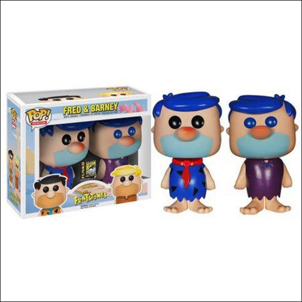 Pop! Animation Multi-Packs figure '17' Fred & Barney (Blue Hair) SDCC