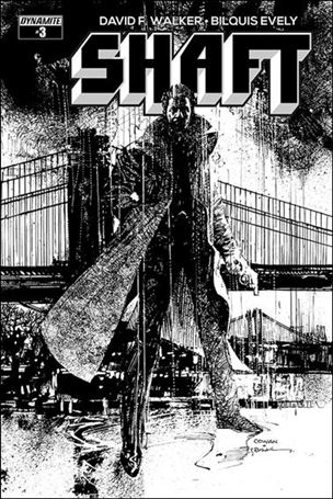 Shaft issue 3-D Denys Cowan & Bill Sienkiewicz 1:10 B&W Cover