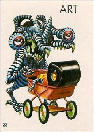 Ugly Stickers (1965) (Base Set) card 33 Art