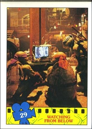 Teenage Mutant Ninja Turtles Movie (Base Set) card 29 Watching From Below