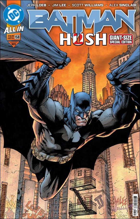 Batman (2016) issue 158-YA Jim Lee Giant Sized Special Ed. Foil Cover