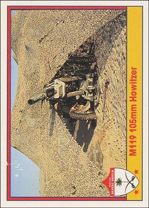 Operation Desert Shield (Base Set) card 29 M119 105mm Howitzer