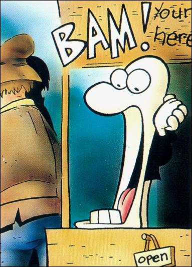 Bone: Series 1 (Base Set) card 74 Backfire!