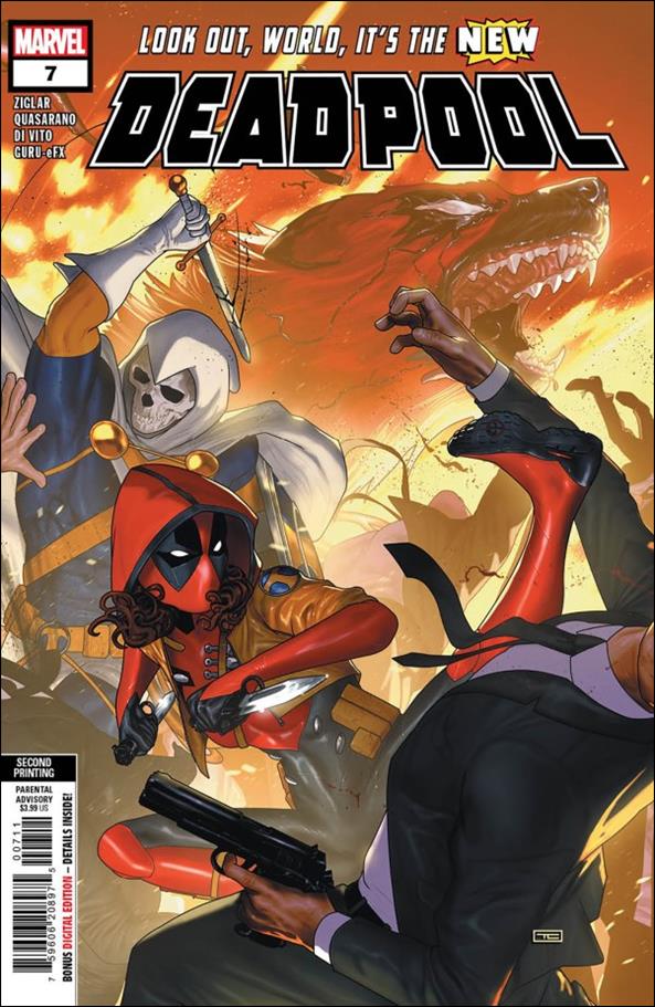 Deadpool (2024) issue 7-M Taurin Clarke Cover (Second Printing)