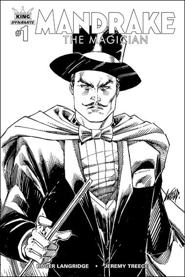 King: Mandrake the Magician issue 1-E Rob Liefeld 1:35 Black & White Cover