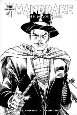 King: Mandrake the Magician issue 1-E Rob Liefeld 1:35 Black & White Cover