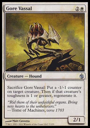 Magic the Gathering: Mirrodin Besieged (Base Set) card 7 Gore Vassal
