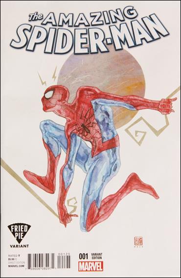 Amazing Spider-Man (2015) issue 1-TA Polybagged David Mack Fried Pie Cover