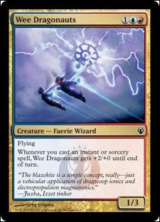 Magic the Gathering: Duel Decks: Izzet vs. Golgari (Base Set) card 6 Wee Dragonauts