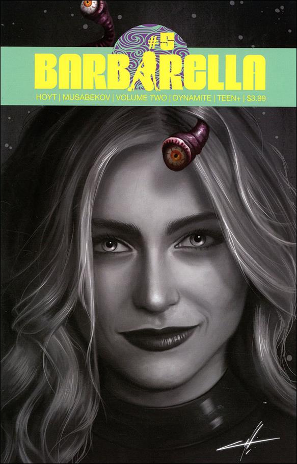 Barbarella (2021) issue 5-M Carla Cohen 1:20 Black & White Cover
