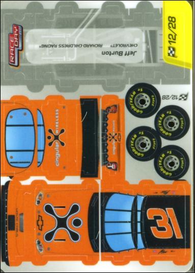 NASCAR Race Day 2006 Series 1 (Base Set) card 12.2 Jeff Burton