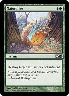 Magic the Gathering: 2014 Core Set (Base Set) card 186 Naturalize