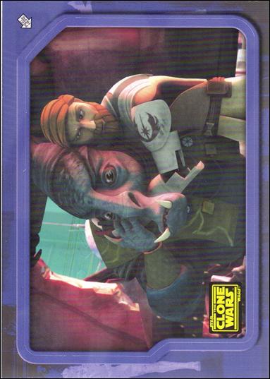 Star Wars: The Clone Wars Trading Card Stickers (Base Set) card 85 An Unexpected Move
