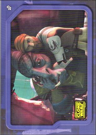 Star Wars: The Clone Wars Trading Card Stickers (Base Set) card 85 An Unexpected Move