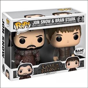 Pop! Game of Thrones Multi-packs figure nn4 Jon Snow & Bran Stark Bam! 2-pack
