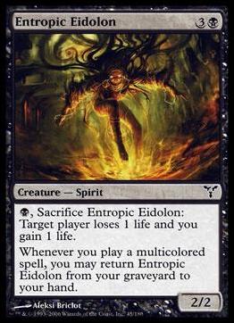 Magic the Gathering: Dissension (Base Set) card 45 Entropic Eidolon