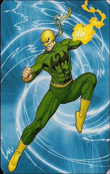 Marvel Universe: Series 1 (Promo) card 017 Iron Fist