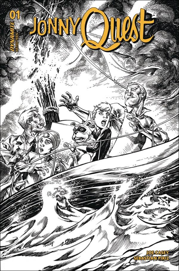 Jonny Quest (2024) issue 1-R Tom Raney Line Art 1:20 Cardstock Cover