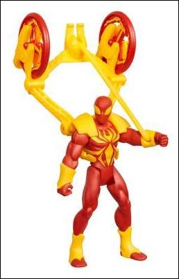 Ultimate Spider-Man (Power Webs) figure 3-B Catapult Smash Iron Spider-Man (Loose)