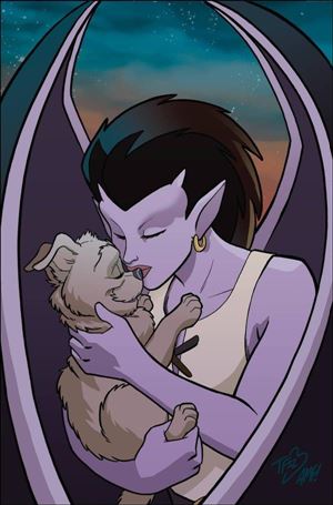Gargoyles (2022) issue 2-M Tony Fleecs & Trish Forstner 1:40 Virgin Cover