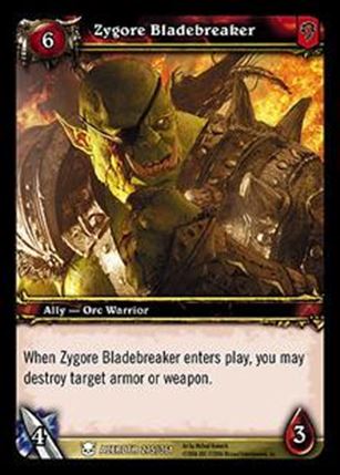 World of Warcraft: Heroes of Azeroth (Base Set) card 275 Zygore Bladebreaker