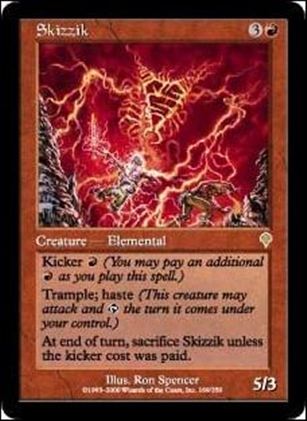 Magic the Gathering: Invasion (Base Set) card 169 Skizzik