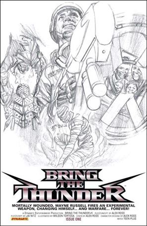 Bring the Thunder issue 1-B Alex Ross Sketch Cover