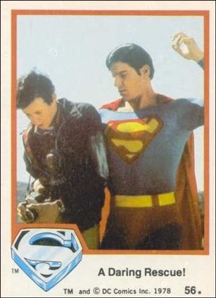 Superman (Movie) Series 1 (Base Set) card 56 A Daring Rescue!