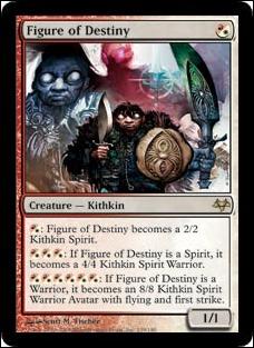 Magic the Gathering: Eventide (Base Set) card 139 Figure of Destiny