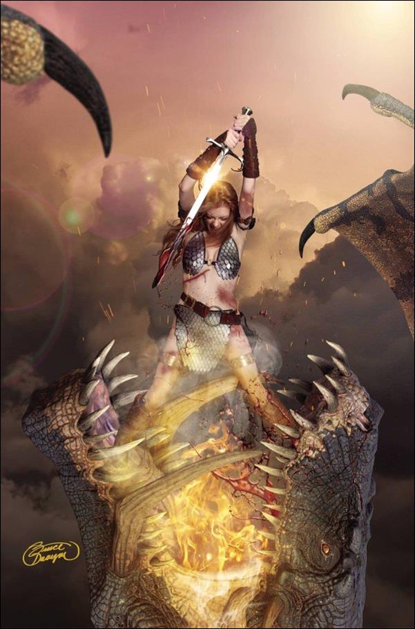Unbreakable Red Sonja issue 2-I 1:20 Cosplay Virgin Photo Cover