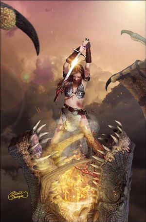Unbreakable Red Sonja issue 2-I 1:20 Cosplay Virgin Photo Cover