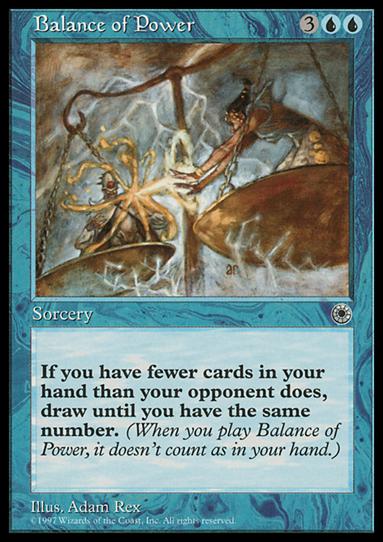 Magic the Gathering: Portal (Base Set) card 41 Balance of Power