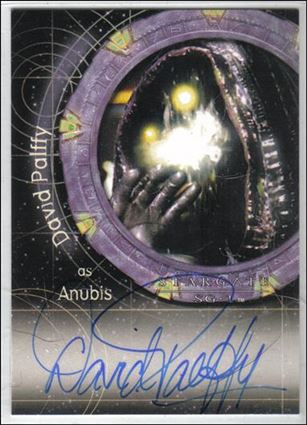 Stargate SG-1: Season 7 (Autograph Subset) card A51 David Palffy as Anubis (Limited)