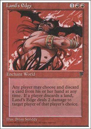 Magic the Gathering: Chronicles (Base Set) card 52 Land's Edge