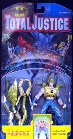 Total Justice figure 7 Hawkman (Massive Grip Talons)