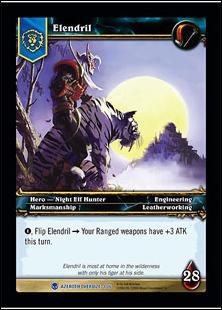 World of Warcraft: Heroes of Azeroth (Oversized Hero Subset) card 3 Elendril