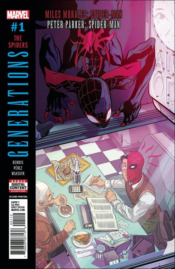 Generations: Miles Morales Spider-Man & Peter Parker Spider-Man issue 1-E Ramon Perez Cover (2nd Printing)