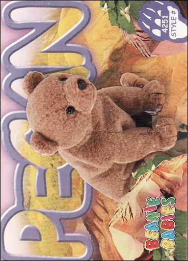 Beanie Babies Series 4 (Base Set) card 217 Pecan