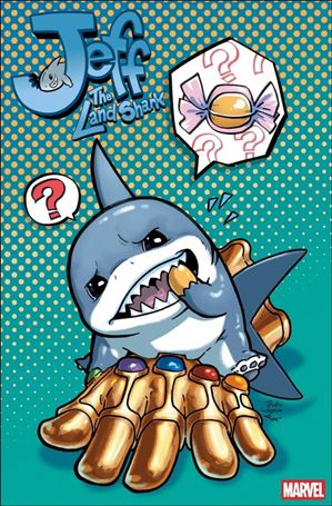 Jeff the Land Shark issue 1-E Rickie Yagawa Foil Cardstock Cover