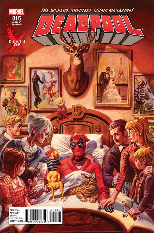Deadpool (2016) issue 15-B Dan Brereton Death of X Cover