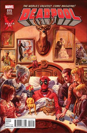 Deadpool (2016) issue 15-B Dan Brereton Death of X Cover