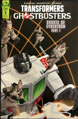 Transformers/Ghostbusters issue 1-G SDCC 2019 Cover