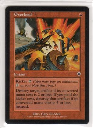 Magic the Gathering: Invasion (Base Set) card 157 Overload