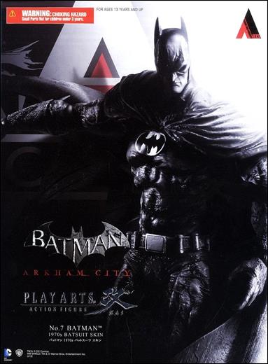 Batman: Arkham City (Play Arts ~ Kai)  figure 7 Batman (1970's Batsuit Skin)