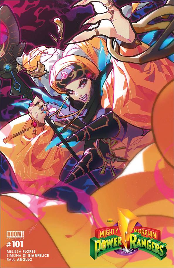 Mighty Morphin Power Rangers issue 101-C Rose Besch Reveal Cover
