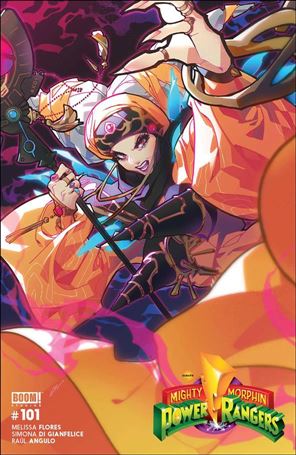 Mighty Morphin Power Rangers issue 101-C Rose Besch Reveal Cover